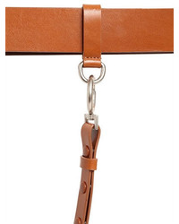 Maison Margiela 35mm High Waist Leather Belt W Strap