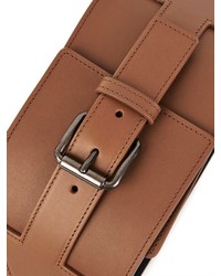 Tomas Maier Arrow Wide Leather Waist Belt