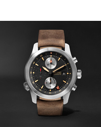 Bremont Alt1 Zt51 Chronograph 43mm Stainless Steel And Leather Watch