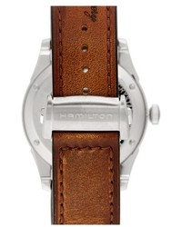 Hamilton American Classic Automatic Leather Strap Watch 42mm