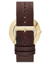 Skagen Ancher Leather Strap Watch 40mm