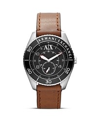 Armani Exchange Active Chronograph Leather Watch 45mm