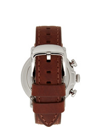 Shinola Blue And Brown The Runwell Automatic 45mm Watch