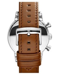 Emporio Armani Chronograph Leather Strap Watch 41mm