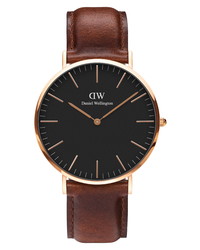 Daniel Wellington Classic St Mawes Leather Watch