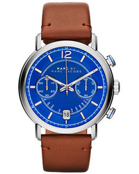 Marc by Marc Jacobs Fergus Stainless Steel And Leather Watch