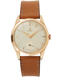 Goodmans Goodmans Vintage Watches Omega 18k Rose Gold Round Dress Watch C 1950s