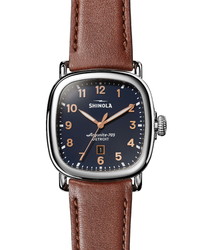 Shinola Guardian Leather Watch