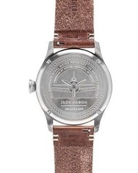 Jack Mason A101 Aviation Collection Leather Watch