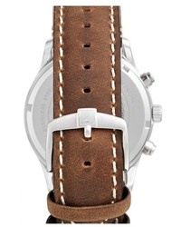 Sperry Leeward Multifunction Leather Strap Watch 42mm