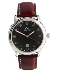 Limit Leather Look Strap Watch