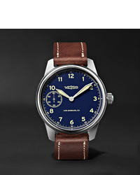 Weiss Limited Edition American Issue 42mm Stainless Steel And Leather Field Watch