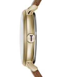 Ted Baker London Trent Leather Strap Watch 44mm