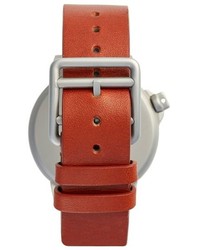 Miansai M24 Round Leather Strap Watch 35mm