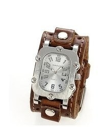 Nemesis Brown Leather Strap Watch