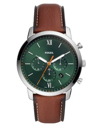 Fossil Neutra Chronograph Leather Watch