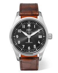 IWC SCHAFFHAUSEN Pilots Automatic 36mm Stainless And Alligator Watch