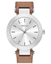 DKNY Stanhope Leather Strap Watch 28mm