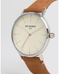 Ben Sherman Tan Leather Watch