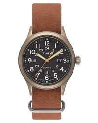 TimexR ARCHIVE Timex Archive Allied Leather Nato Strap Watch