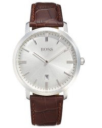 BOSS Tradition Leather Strap Watch 40mm
