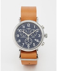 Timex Weekender Chronograph Military Strap Watch
