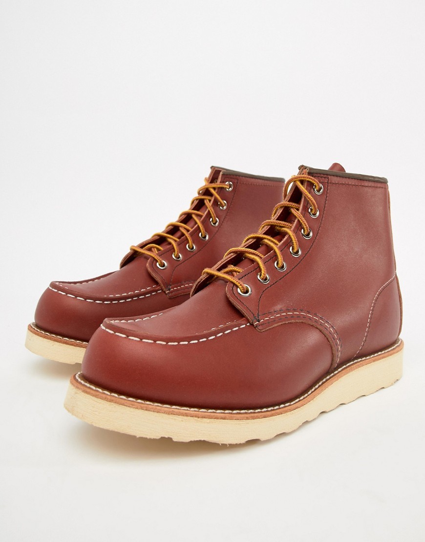 Red Wing 6 Inch Classic Moc Toe Boots In Oro Russet Leather, $334 ...