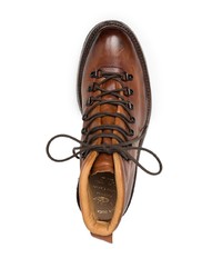 Officine Creative Exeter Burnished Leather Hiking Boots