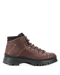 Prada Hiking Style Ankle Boots