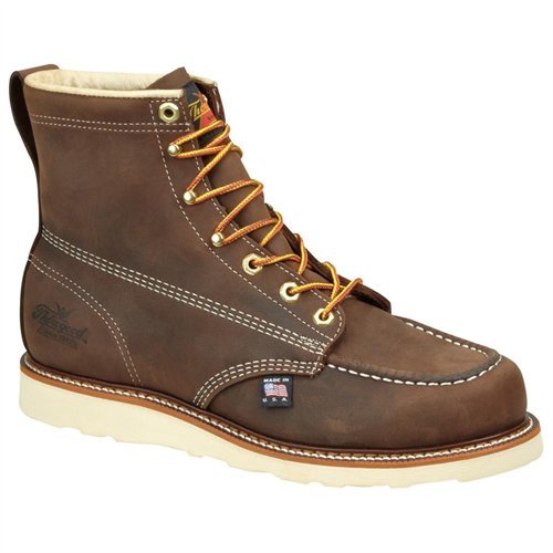 Thorogood Work Boots 6 Moc Toe Leather 814 4203, $155 | buy.com | Lookastic