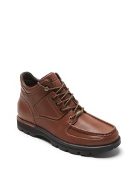 Rockport Umbwe Ii Trail Waterproof Leather Boot In Mahogany At Nordstrom