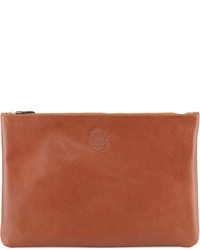 Ghurka Large Leather Docut Pouch Brown