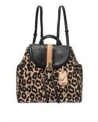 Diane von Furstenberg Sutra Leopard Jacquard Backpack