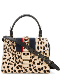 Gucci Sylvie Leopard Shoulder Bag