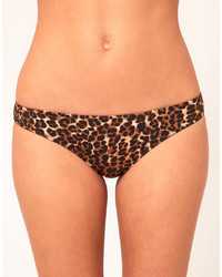 Asos Mix And Match Leopard Print Hipster Bikini Pant