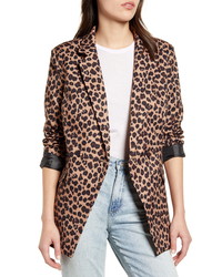 Never Fully Dressed Dynasty Leopard Print Blazer
