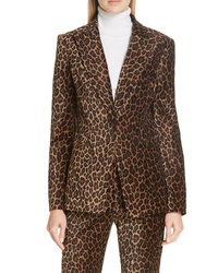 A.L.C. Mercer Marina Leopard Print Jacket