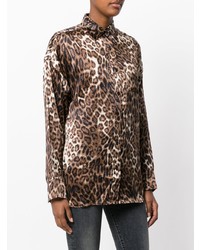 R13 Leopard Print Shirt