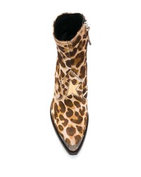 Golden Goose Leopard Print Boots