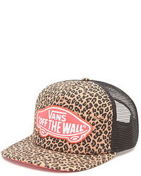 Vans Beach Girl Leopard Trucker Hat