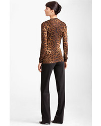 Dolce & Gabbana Dolcegabbana Leopard Print Cardigan