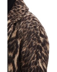 Martin Grant Leopard Print Belted Coat Multi