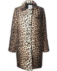 Moschino Cheap & Chic Leopard Print Coat