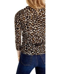 J.Crew Tippi Leopard Print Sweater
