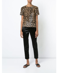 Rosetta Getty Leopard Print T Shirt