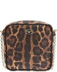 Dolce & Gabbana Leopard Print Crossbody Bag