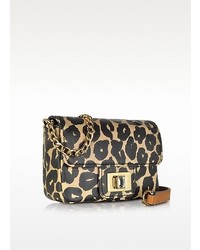 Juicy Couture Laurel Leopard Coated Canvas Mini G Crossbody Bag