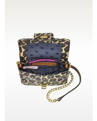 Juicy Couture Laurel Leopard Coated Canvas Mini G Crossbody Bag