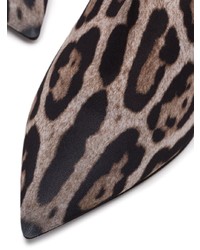 Dolce & Gabbana Leopard Print 90mm Sock Ankle Boots