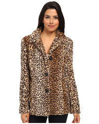 Sam Edelman Leopard Faux Fur Coat